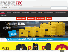 Tablet Screenshot of francetek.com